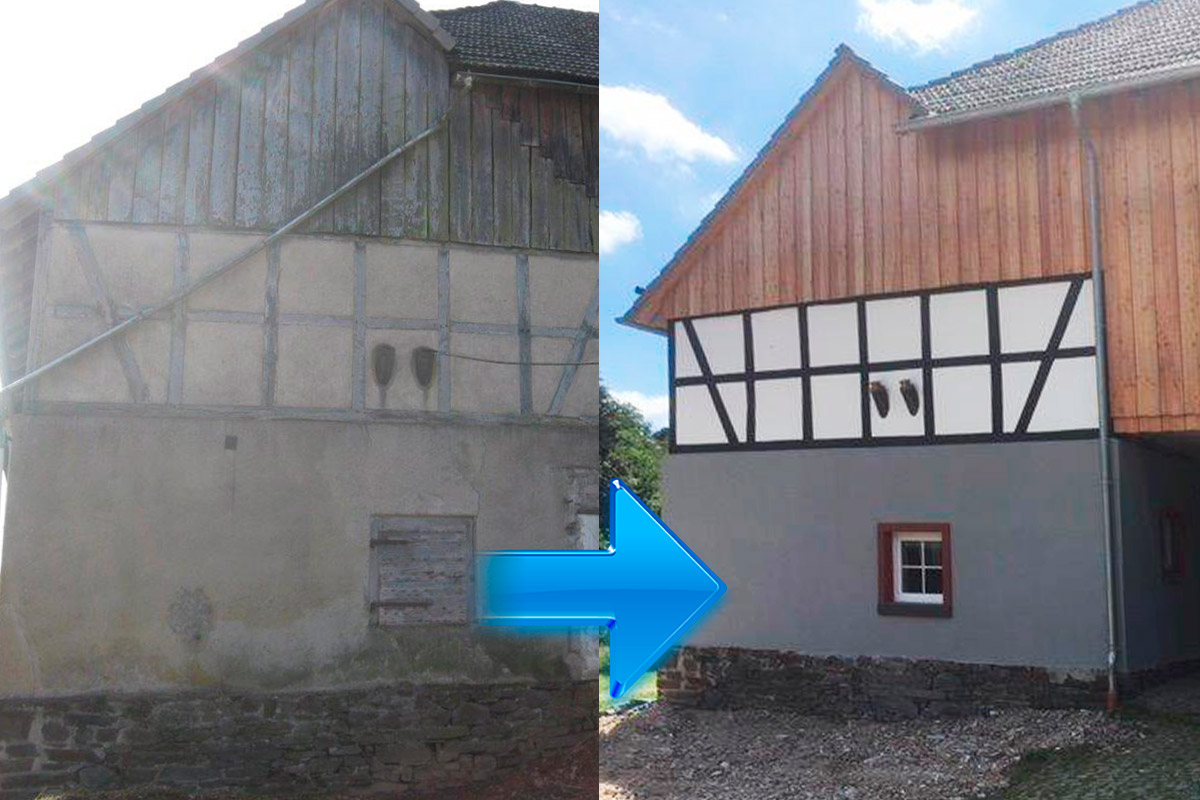 Fassadensanierung Malerbetrieb Windeck Sanierung Fassade Sanierung Fachwerk